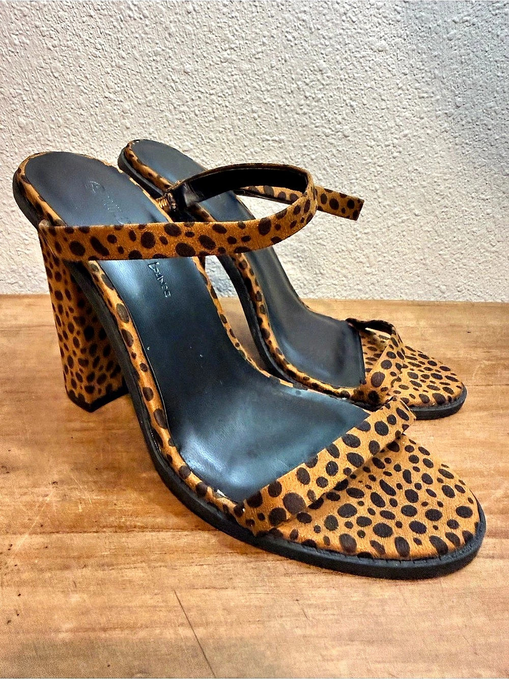 WILD DIVA Leopard Print Platform Heels Women’s 7.5 Like New